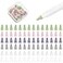 YBSUCLD 100 pcs Silicone Nib Sleeves Compatible with Apple Pencil Tips Professional Liquid Silicone Nibs Cover Replacement for 1st 2nd GenproUSBC Writing AntiSlip Protective Case for Apple iPad Pencil