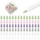 YBSUCLD 100 pcs Silicone Nib Sleeves Compatible with Apple Pencil Tips Professional Liquid Silicone Nibs Cover Replacement for 1st 2nd GenproUSBC Writing AntiSlip Protective Case for Apple iPad Pencil