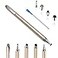 Penyeah Stylus pens for Touch Screens 4in1 High Sensitivity and Precision Touch Screen Stylus Disc TipBlack Rubber Tip Mesh Fiber Tip Universal for All Capacitive Touch Screen Device Gold