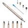 Penyeah Stylus pens for Touch Screens 4in1 High Sensitivity and Precision Touch Screen Stylus Disc TipBlack Rubber Tip Mesh Fiber Tip Universal for All Capacitive Touch Screen Device Gold