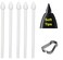 SLQ 5PCS Soft Tips OEM Tab S10S10 FES10 Lite Pen Tips Replacement for Samsung Galaxy Tab S10S10 PlusS10 Ultra Tablet Tab S10 Lite S Pen Replacement TipsNibsTweezers 5Soft TipsWhite