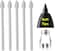 SLQ 5 PCS Soft Tips OEM Tab S10 FE Pen Tips Replacement for Samsung Galaxy Tab S10 FES10 FES10S10 PlusS10 Ultra Tablet Tab S10 Stylus S Pen Replacement TipsNibsTweezers 5Soft TipsWhite