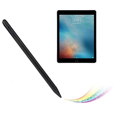 Bbata Electronic Stylus for iPad Pro 97 PencilActive Capacitive Pencil Compatible with Apple iPad Pro 97inch Stylus PensGood on Drawing and NotesTypeC Rechargeable Pen Black