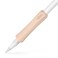 UPPERCASE Designs NimbleGrip Premium Silicone Ergonomic Comfort Grip Holder Dual Sided Design Compatible with Apple Pencil Pro USBC 2nd Generation 1st Generation 1 Pack Beige