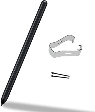 Peixiong Galaxy Pen Fold Edition for Sasmung Galaxy Z Fold 4 S Pen Replacemen for Samsung Galaxy Z Fold 3 S Pen Fold Edition S Pen Fold 4 Stylus Pen TipsNibs Tweezer Black