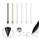 NWANTF SoftMetal NibsTips Replacement for Samsung Galaxy Tab S10S9S8S7S6Phone Model S26S25S24 S23S22 Ultra S PenTipsClipOrganizer