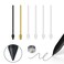 NWANTF SoftMetal NibsTips Replacement for Samsung Galaxy Tab S10S9S8S7S6Phone Model S26S25S24 S23S22 Ultra S PenTipsClipOrganizer