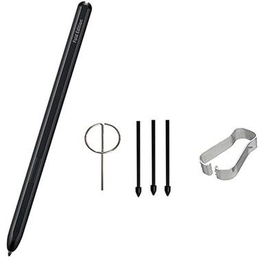 LiXiongBao Galaxy Z Fold 4 Pen Stylus Replacement for Samsung Galaxy Z Fold 45 S Pen Stylus PenCompatible Galaxy Z Fold 45 Phone EFFF92PCBEGUS with Eject Pin2 Tips Black