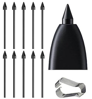 Befzygwk 10 PCS Galaxy Tab S9 S Pen Soft TipsNibs Compatible with Galaxy Tab S9 Ultra S9 PlusTab S9 FE S9 S Pen Replacement TipsNibs with Tools S9S9S9 UltraS9 FE Black10
