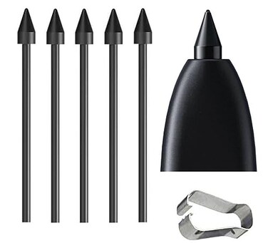 Befzygwk 5 PCS Galaxy Tab S9 S Pen Soft TipsNibs Compatible with Galaxy Tab S9 Ultra S9 PlusTab S9 FE S9 S Pen Replacement TipsNibs with Tools S9S9S9 UltraS9 FE Black5