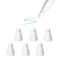SIXFU Upgrade Covers for Apple Pencil Tips Suitable PaperLike Screen Protector Noise Reduction Accessories for Apple Pencil 2nd Generation 1st GenProUSBC iPencil tip6 PCS