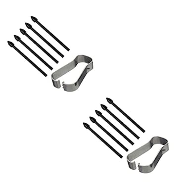 HQB-STAR 10 PCS Replacement Tips Stylus Pen Nibs Parts for Samsung Galaxy Note10 Note10 Plus Note 20 Note 20 Ultra 5G Tab S6 S6 Lite S7 S7 Plus 2 Packs Tips Black