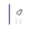 Alovexiong Galaxy Note 10 Stylus S Pen Replacement for Samsung Galaxy Note 10 Note 10 Plus Note 10 5G Stylus Pen with TipsNibsWithout Bluetooth SilverGlow