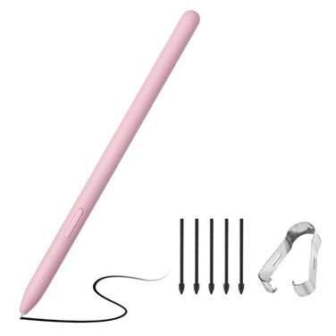 Amtake Compatible with Galaxy Tab S6 Lite Pen Replacement Compatible with Samsung Galaxy Tab S6 Lite S Pen EJPP610 Stylus Pen Replacement Free 5 Tips Pink