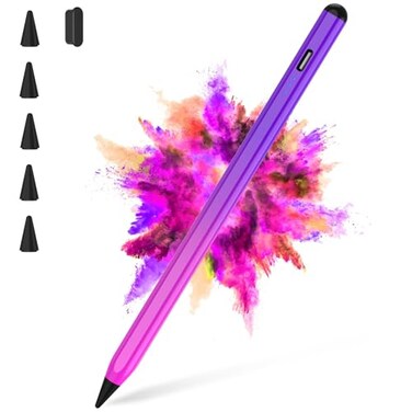 TaIYanG Stylus Pen for iPad 20182026 with Palm Rejection Faster ChargeTilt Sensitivity iPad Pencil Compatible with A16 11109876Pro 1112913in M5M4Air M4M3M25th4th Mini 65 Gradient Purple