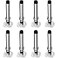 DK Exclusives Replacement Disc Tips High Precision Fine Point Round Disk for 2 in 1 Series Stylus Pen Clear 8 Pack
