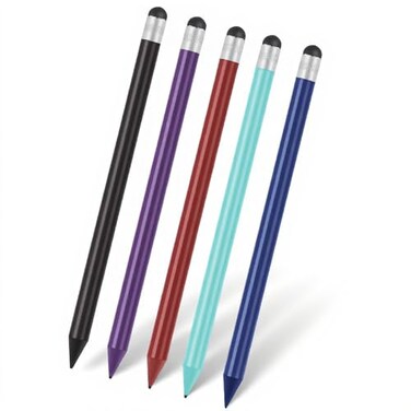 FOSA Capacitive Pen for Mobile Phones and Tablets Universal Replacement Capacitive Pencil with Rubber Nib Support Click Double Click Drag Scroll 165 9 9mm