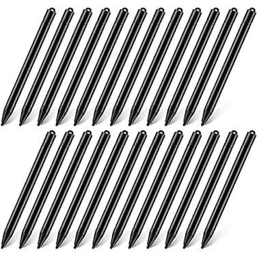 Flutesan 24 Pieces Replacement Stylus Pens LCD Board Pens for LCD Writing Tablet Drawing Pad Memo Message Boards Kids Adults Black