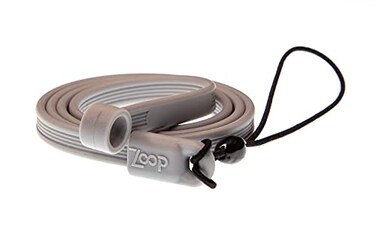 ZoopLoop Grey Silicone Scratchproof 2075in Tether for Digital Electronic Styluses Diameter Range 027037in Secure Stylus to Tablet Case Tablet Pencil Holder Accessory