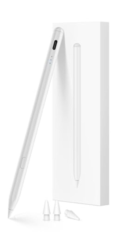 KEEPRO Stylus Pen for iPad 20182026 USBC Fast Charging Pencil PixelPerfect Tilt Sensitivity for iPad 11109876A16 Mini 765 Air M4M3M2 1113543 Pro M5M4 1312911