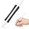 UPPERCASE NimbleGrip 2 Premium Silicone Ergonomic Dual Sided Grip Case Holder Comfort Sleeve Works with Squeeze DoubleTap and Wireless Charging Compatible with Apple Pencil Pro 2nd Gen and USBC Black