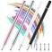 CFDXK Stylus Pens for Touch Screen 4 Pack Disc Universal Stylus Pen for iPad proiPhoneAndroid Tablets and All Capacitive Touch Screens BlackWhiteGreyRosegold