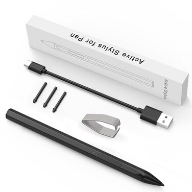 YORUNOHOSHI ASUS Stylus Pen for TransformerVivobook FlipNotebook Touchscreen LaptopTablet Rechargeable 4096 Pressure Sensitivity Microsoft MPP Protocol Black