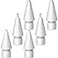 SIXFU Upgraded Replacement Tips for Apple Pencil Metal Tips Set Precise Control for Apple Pencil USB C 2nd 1st Gen Apple Pen Nib6 Pack