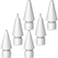 SIXFU Upgraded Replacement Tips for Apple Pencil Metal Tips Set Precise Control for Apple Pencil USB C 2nd 1st Gen Apple Pen Nib6 Pack