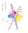 Luntak Stylus Pen for iPad LUNTAK Stylus Pens for Nintendo SwitchAppleiPhoneIpad proMiniAirAndroidMicrosoftSurfaceAll Capacitive Touch Screens Universal with 4 Replacement Tips Purple and Silver