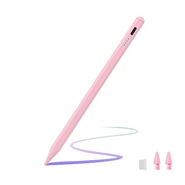 Beilke Stylus Pen for iPad 9th10th GenerationPencil with Palm Rejection Apple Pencil for 20182025 10th9th8th7th6th Gen iPad Pro 11129 inch 1113inchM2 5th4th3th GenMini 6th5th GenPink