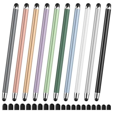 DAXINGXING 10 Pack StylusStylus Pen for TouchscreenUniversal Capacitive Stylus2in1 Dual Rubber TipHigh Precision SensitivityStylus Pen for ipadTabletiPhoneNintendo SwitchAndroid Phone20 Tips