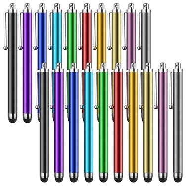 SLKIJDHFB Stylus Pens for Touch Screens 20 Pack Universal Capacitive Touch Screen Pens for iPadTabletsSamsung GalaxySmartphonesAll Universal Touch Screen Devices