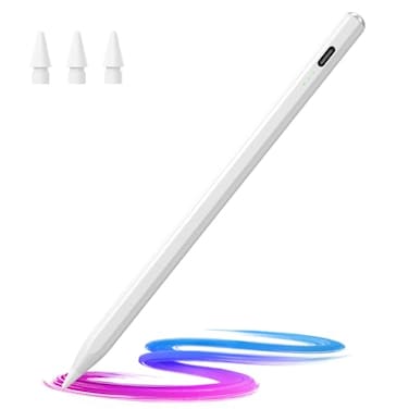 Hastraith Stylus Pen for iPad2018202613 Mins Fast Charge with Tilt Sensitivity Palm Rejection for iPad 11109876th Gen Air 543M4M3M2 Pro 1312911M4 Mini 765th White