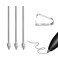 SSS&Acirc;&middot;GRGB Titanium Alloy Fine Point Replacement Nibs Compatible with Samsung Galaxy Tab S11S10S9S8S7S6Note 2010 S22S23S24S25 Ultra S Pen for Kindle Scribe Pen 3 Pcs