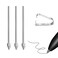 SSS&Acirc;&middot;GRGB Titanium Alloy Fine Point Replacement Nibs Compatible with Samsung Galaxy Tab S11S10S9S8S7S6Note 2010 S22S23S24S25 Ultra S Pen for Kindle Scribe Pen 3 Pcs