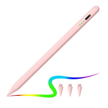 Aorunkry Stylus Pen for Apple Ipad Pencil Stylus iPad 9th 10th A16 Generation Palm Rejection with Apple Pen 20182025 Ipad 8th 7th 10th Gen Mini 6th 5th a17 Air 3rd45thM2M3 iPad Pro M4 11129 inch Pink