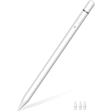 KIROSA Stylus Pen for iPad 20262018 USB C Fast Charge iPad Pencil with PixelPerfect Precision Palm Rejection Tilt Sensitivity Magnetic for NoteTaking Drawing on Apple iPad 611AirProMini No Pair