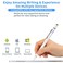 EVACH Stylus Pen for iPhone 16151413 Pro Max Digital Pencil with 15mm Ultra Fine Tip with High Precision 2in1 Fabric Magnetic Cap Pen Good for Drawing and Writing White