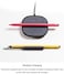 ZAGG Pro Stylus 2 with Active Capacitive Tips Palm Rejection Tilt Recognition Bluetooth Pairing Compatible wiPad Pro 11129 34 5 GenAir 109iPad 10297Mini 5 iPad Air M2 Gray