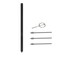 CaoXiong Galaxy Z Fold 5 Stylus Pen Fold Edition for Samsung Galaxy Z Fold5 5G Slim S Pen Galaxy S Pen 5 Fold Edition Stylus EJPF946BBEGWWwith Replacement TipsNibs Eject PinBlack