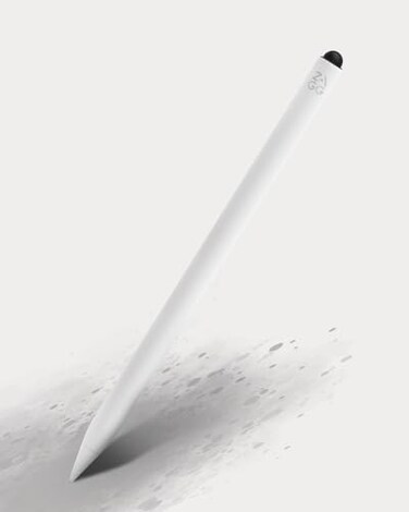 ZAGG Pro Stylus 2 with Active Capacitive Tips Palm Rejection Tilt Recognition Bluetooth Pairing Compatible wiPad Pro 11129 34 5 GenAir 109iPad 10297Mini 5 iPad Air M2 White