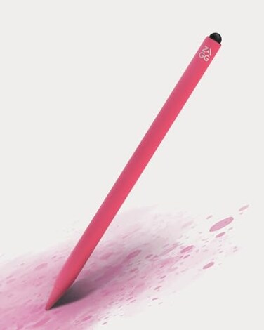ZAGG Pro Stylus 2 with Active Capacitive Tips Palm Rejection Tilt Recognition Bluetooth Pairing Compatible wiPad Pro 11129 34 5 GenAir 109iPad 10297Mini 5 iPad Air M2 Pink