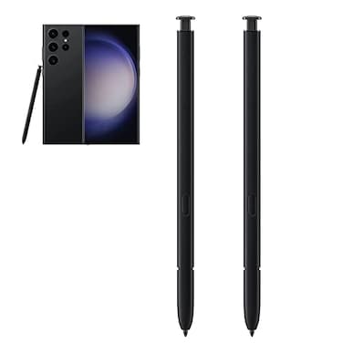 Dogxiong 2 Pack Galaxy S23 Ultra Pen WithoutBluetooth Function for Samsung Galaxy S23 Ultra S23 Ultra S Pen Touch Screen Stylus Pen Replacement for Samsung Galaxy S23 Ultra 5GPhantom Black