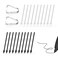 SSS&Acirc;&middot;GRGB SSSGRGB 20 PCS TipsNibs Replacement for Samsung Galaxy Tab S9S9FES9 Ultra S8S8S8 Ultra S7S7S7 FE S6S6 Lite Note1010 Plus10 Lite Note 20S21S22S23S24 Ultra S PenKindle Scribe Pen