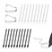 SSS&Acirc;&middot;GRGB SSSGRGB 20 PCS TipsNibs Replacement for Samsung Galaxy Tab S9S9FES9 Ultra S8S8S8 Ultra S7S7S7 FE S6S6 Lite Note1010 Plus10 Lite Note 20S21S22S23S24 Ultra S PenKindle Scribe Pen