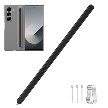 Bimahoo Z Fold 6 S Pen Fold Edition Replacement Compatible with Samsung Galaxy Z Fold 6 Fold 5 Phone Only with 3 pcs Pen Tips Black