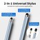 DAXINGXING Stylus Pen for Touchscreen5 PCS Stylus2in1 Stylus Pen for iPad High Sensitivity Precision Suitable for Touch Screens of iPhoneipadAndroid TabletSilverBlueRose GoldPurpleLight Green