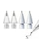 LOVE MEI Replacement Pencil Tips for Apple Pencil ProPencil Pro Tips fit for Apple 2nd 1st Gen USBCand Logitech Crayon Digital PencilNeedle Pencil Tips with CaseNoiseless IPad Pro Pencil Sets4B2B Whit