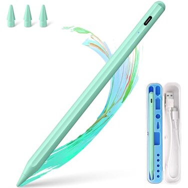 BLEBLE Stylus Pen for iPad Apple Fast Charge for iPad Pencil Apple Pen with Palm Rejection Tilt Sensitivity Pen for iPad 109876 iPad Pro 1291113 M4 iPad mini 65 iPad Air 543M2 Green